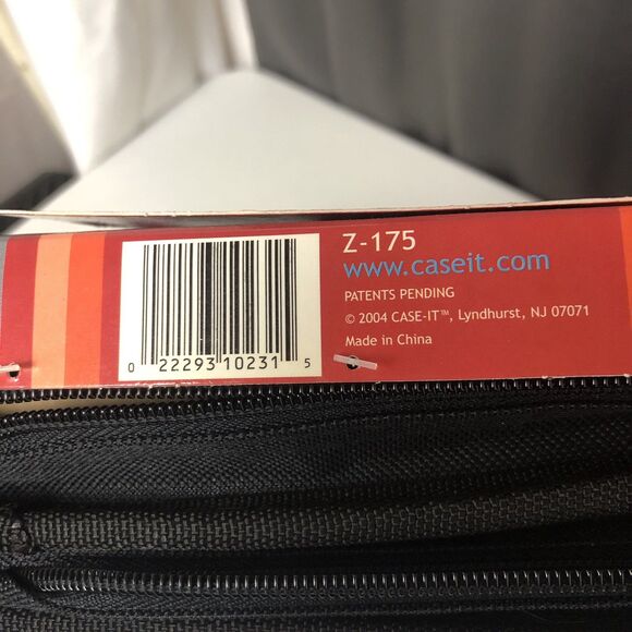 CASE IT NEW 2-IN-1 ORGANIZER Z-BINDER Z175, RED, 2- 1.25" BINDERS, HANDLE, STRAP - Picture 10 of 15